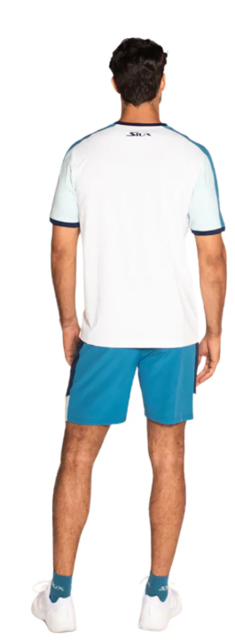 SIUX - T-shirt Pouli Blanc/Bleu