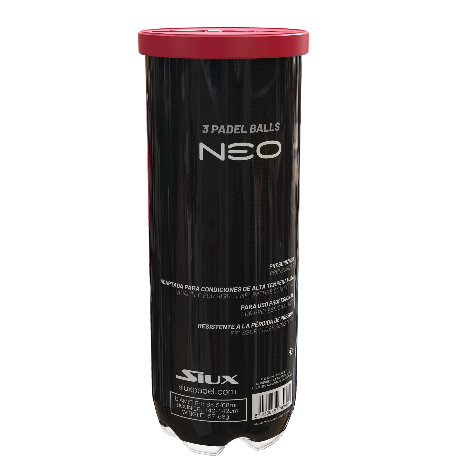 SIUX - Pack 3 tubes de balles Padel NEO