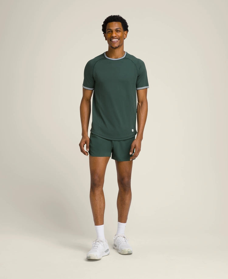 WILSON - T-Shirt Court Performance Kaki