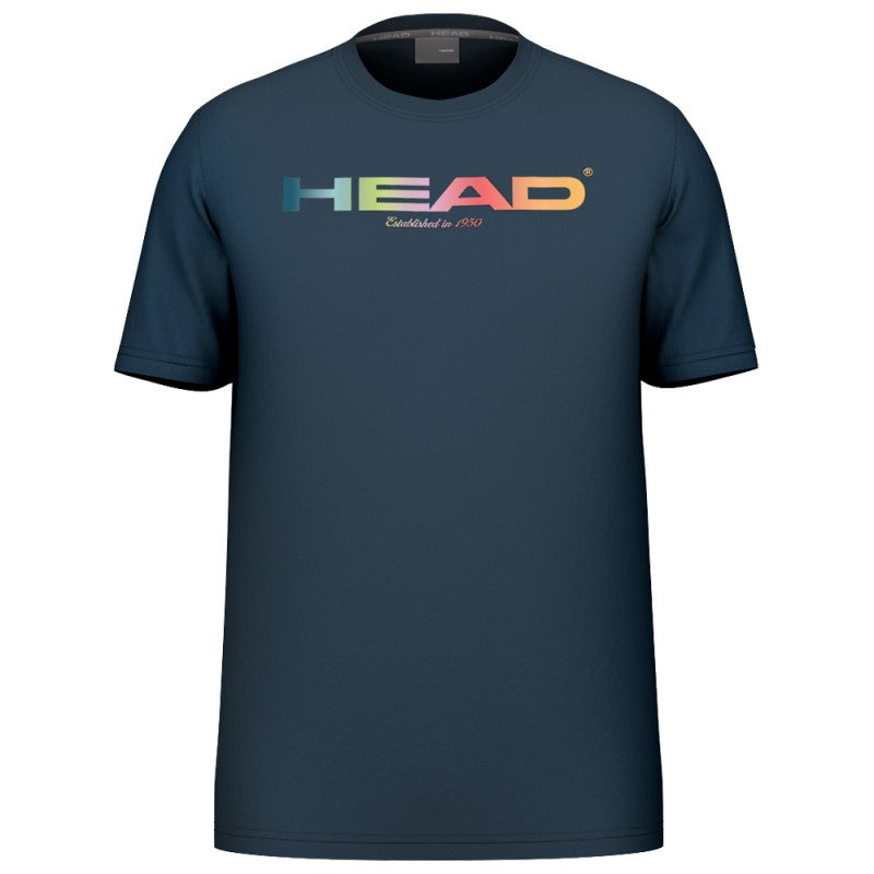 Head T shirt Hommes Rainbow Navy
